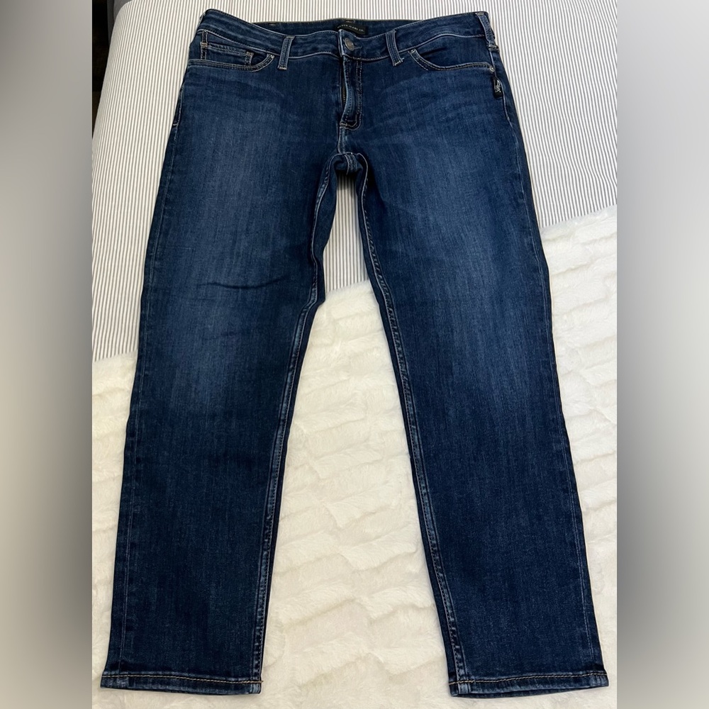 Silver Jeans Suki Skinny Cropped